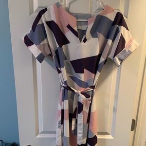 Multicolored spring dress